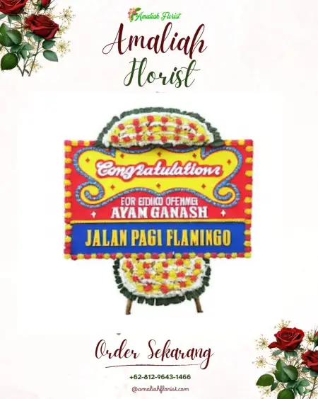 Sewa Papan Bunga Tempat Pernikahan Jakarta Timur